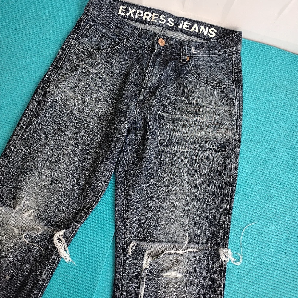 Express Mens Boot Cut Kingston Classic Fit Jeans 30 X32